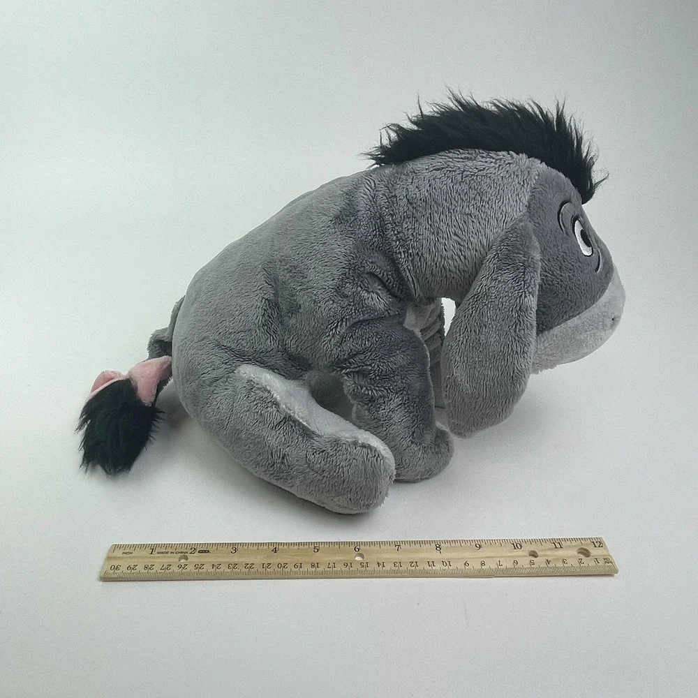 Disney‎ Store Eyeore Plush Toy Winnie The Pooh Stuffed Animal Detachable Tail